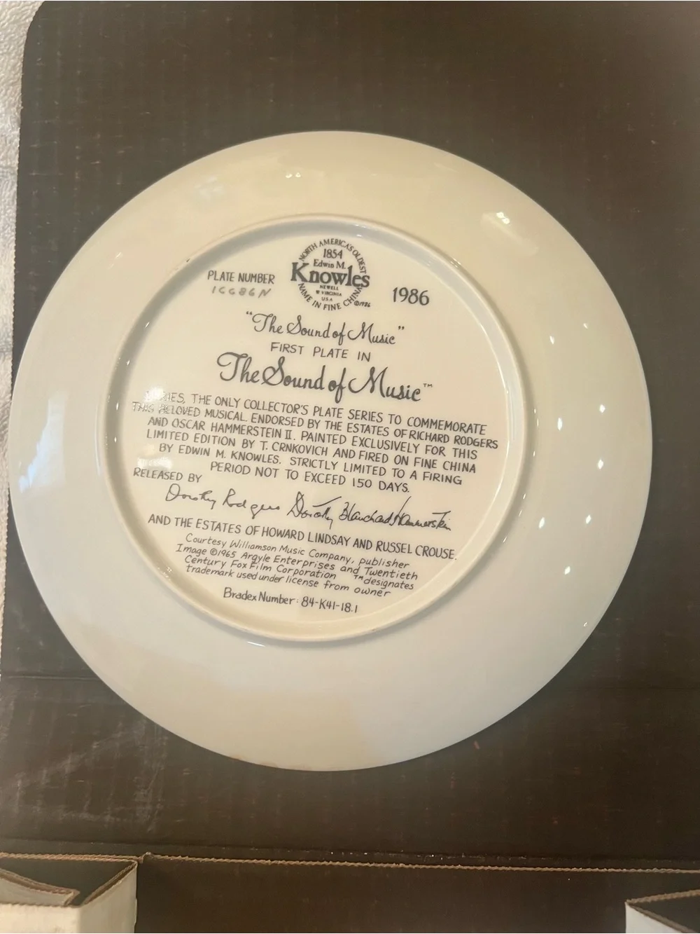 Knowles Craftsmanship Wall Art - Sound Of Music 1985